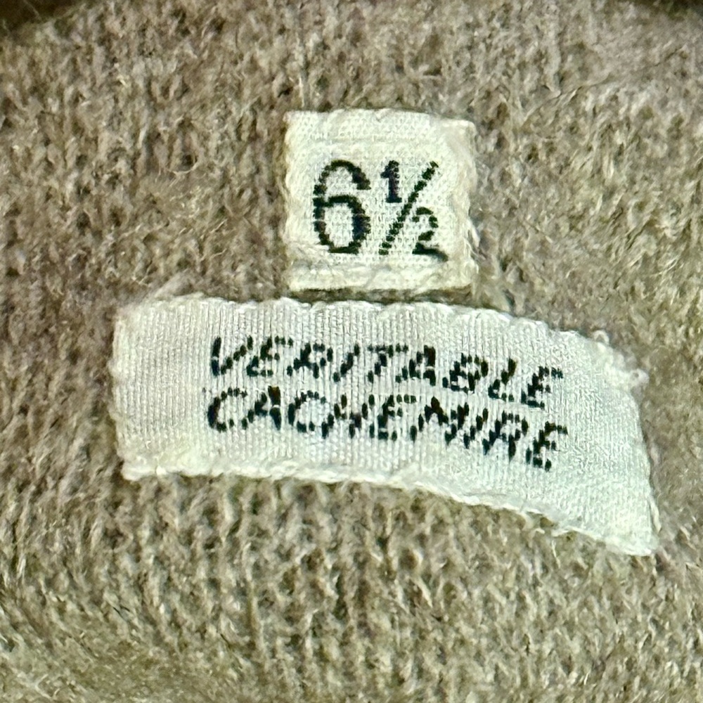 HERMES Authentic Lamb Leather Sellier Button Logo Gloves Sz 6.5 Small - Picture 4 of 9